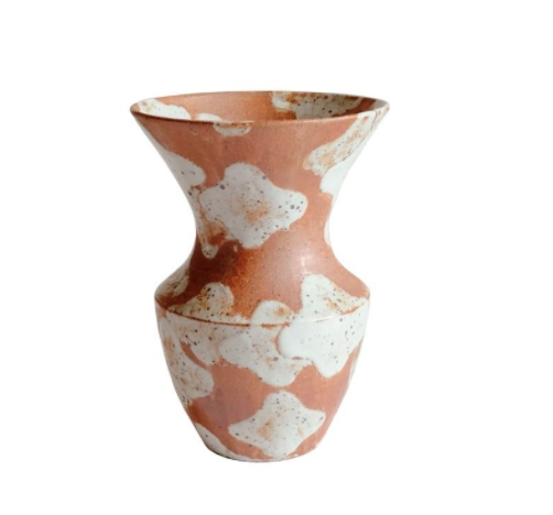 Handmade Shino Glaze Vase (Cloud 3) Main Image